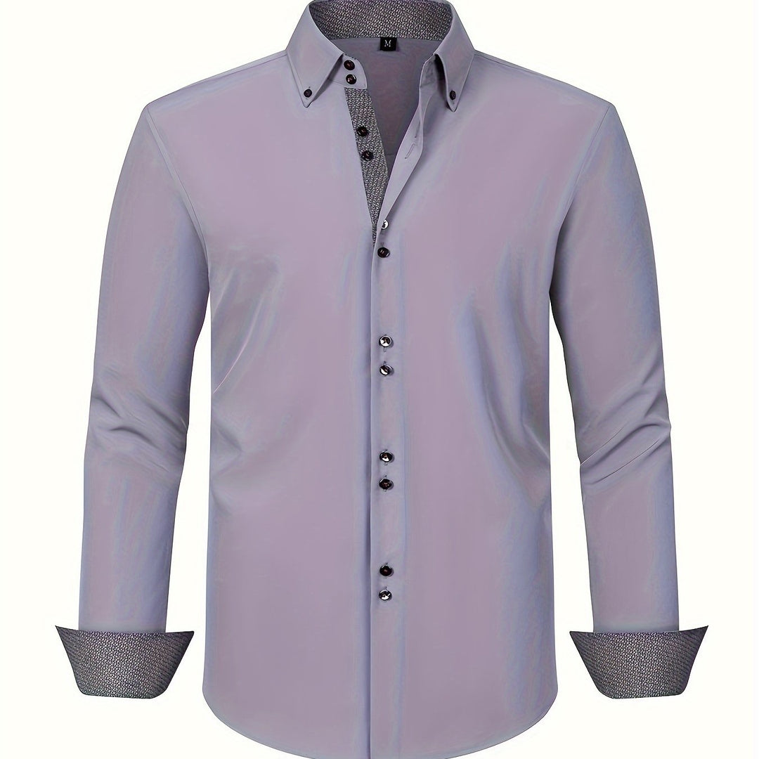 Chemise élégante Arthur Homme | Détails contrastés, coupe légère 3