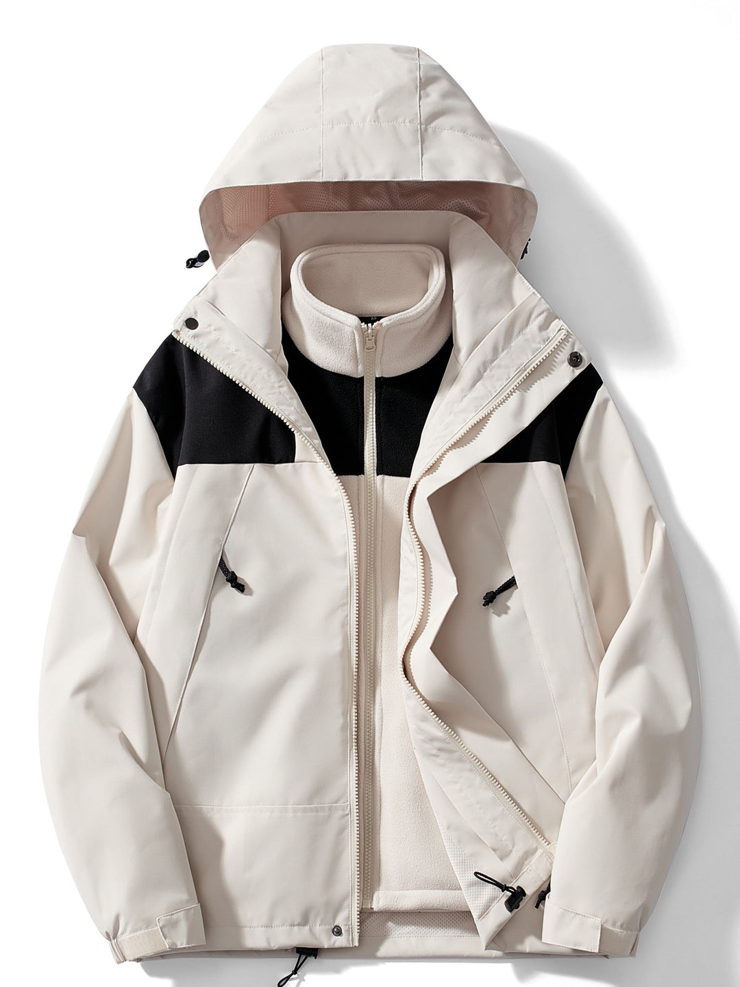 Manteau Polaire 3-en-1 Victoire | Capuche, Chaud Femme 4