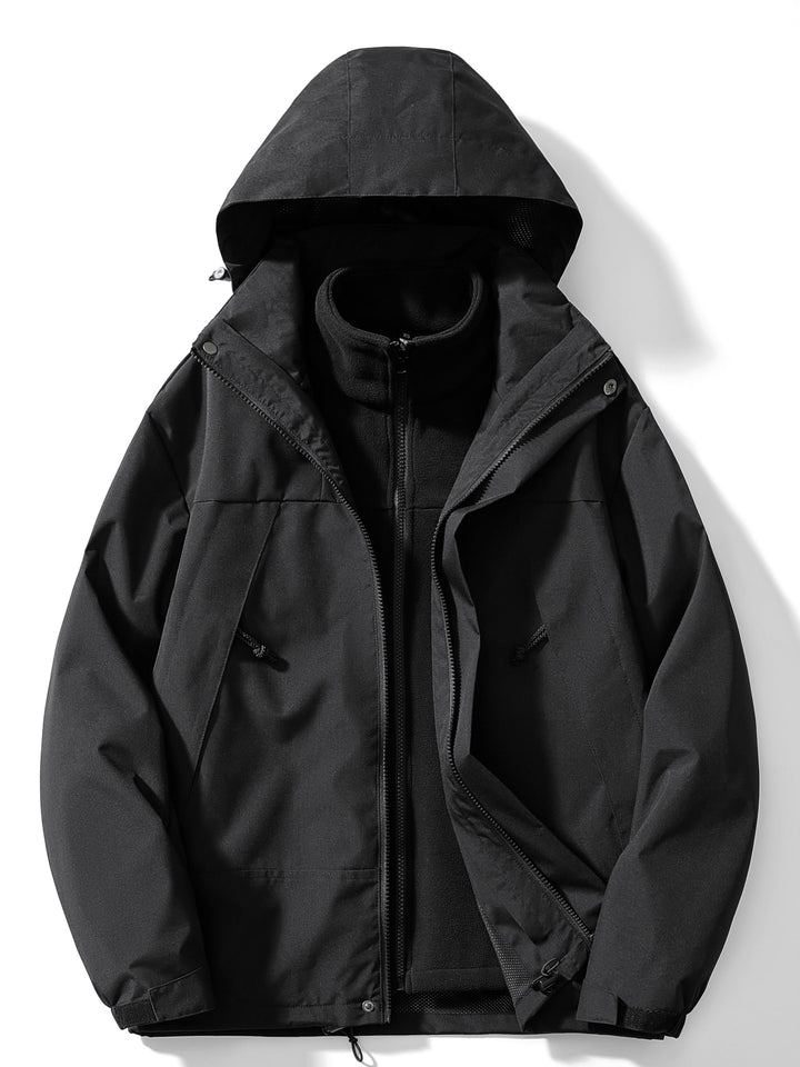 Manteau Polaire 3-en-1 Victoire | Capuche, Chaud Femme 1