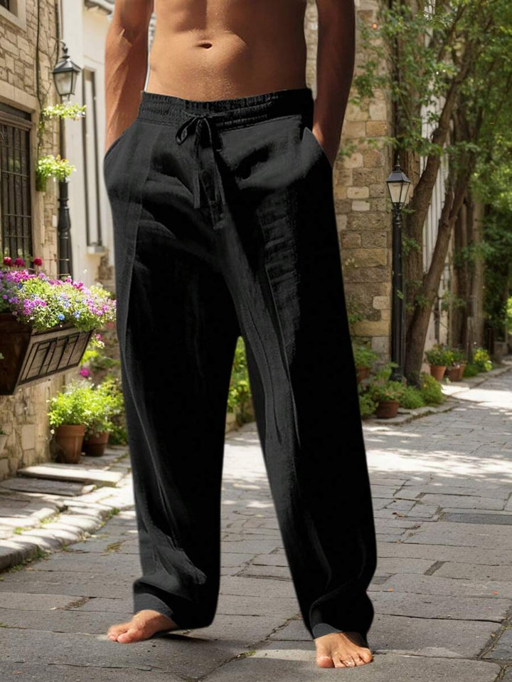 Pantalon Léger en Lin Arthur | Cordon de Serrage, Frais et Respirant 2