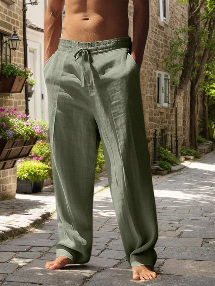 Pantalon Léger en Lin Arthur | Cordon de Serrage, Frais et Respirant 3