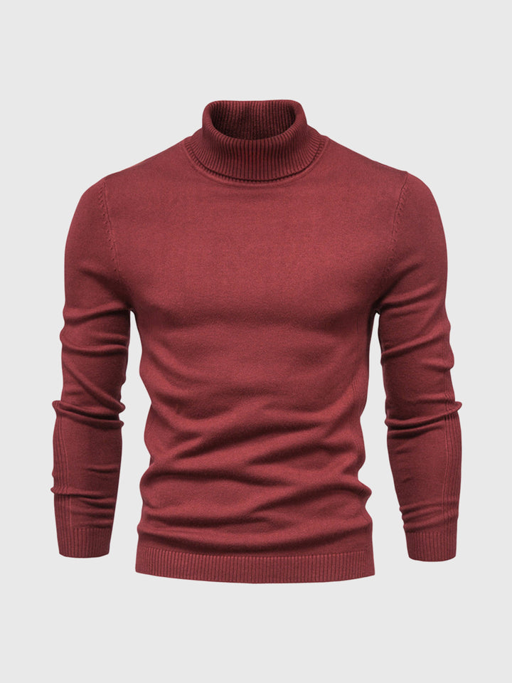 Pull col roulé Enzo pour Homme | Coton doux, coupe ajustée hiver 3