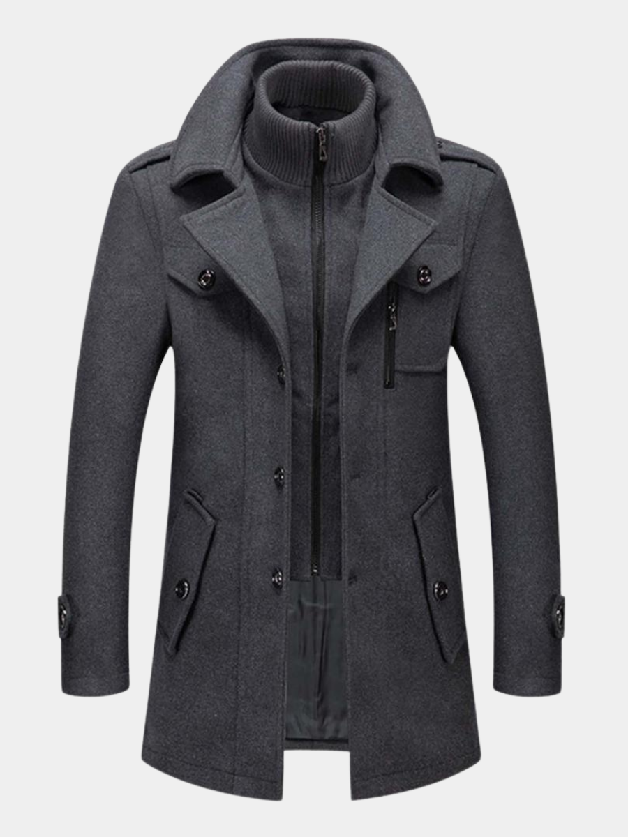 Veste d'Hiver Nicolas | Homme, Chaude, Coupe Intemporelle 0