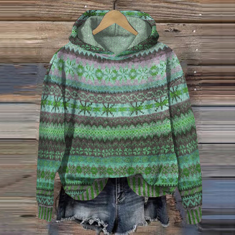 Pull Nordique Sarah Femme | Maille Chaude, Motifs Traditionnels 1