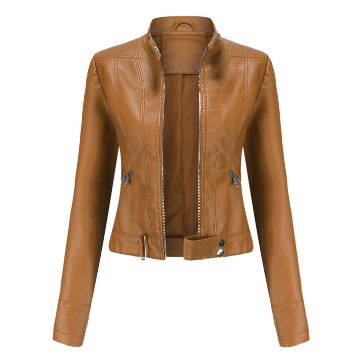 Veste Cuir Camille | Coupe Cintrée, Esprit Motard Femme 1