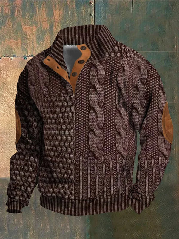 Pullover en Tricot à Motif Antoine Homme | Chaud et Unique 2