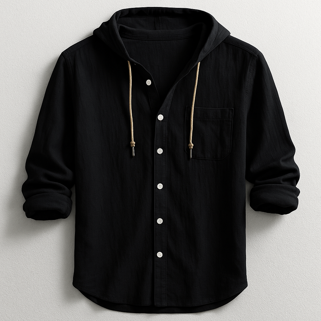 Chemise de Luxe à Capuche Adrien | Style Sophistiqué pour Homme 5