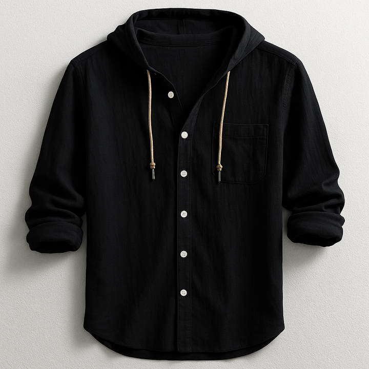 Chemise de Luxe à Capuche Adrien | Style Sophistiqué pour Homme 5