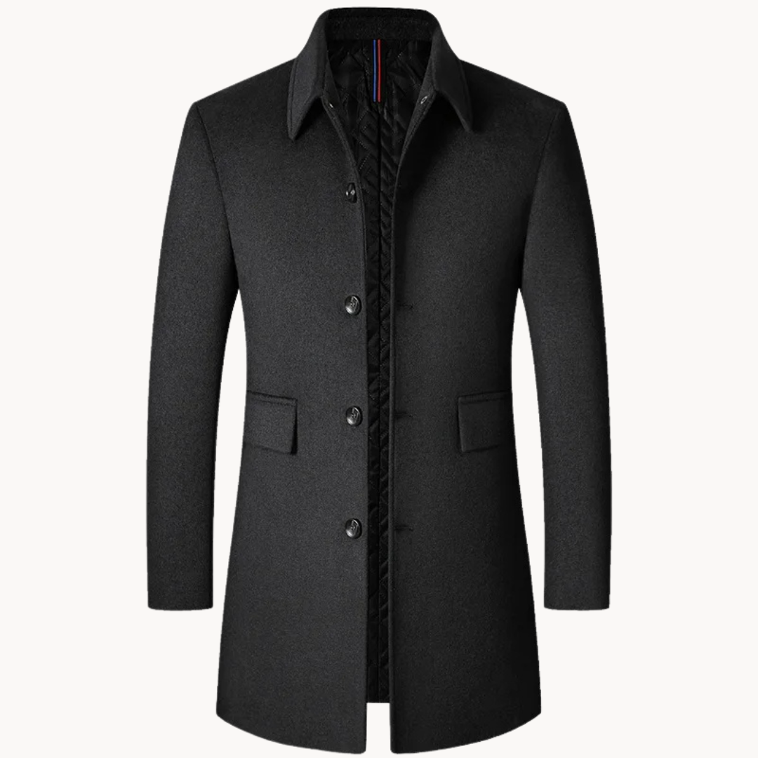 Manteau de Laine Classique Louis | Homme, Coupe Intemporelle, Chaud 2