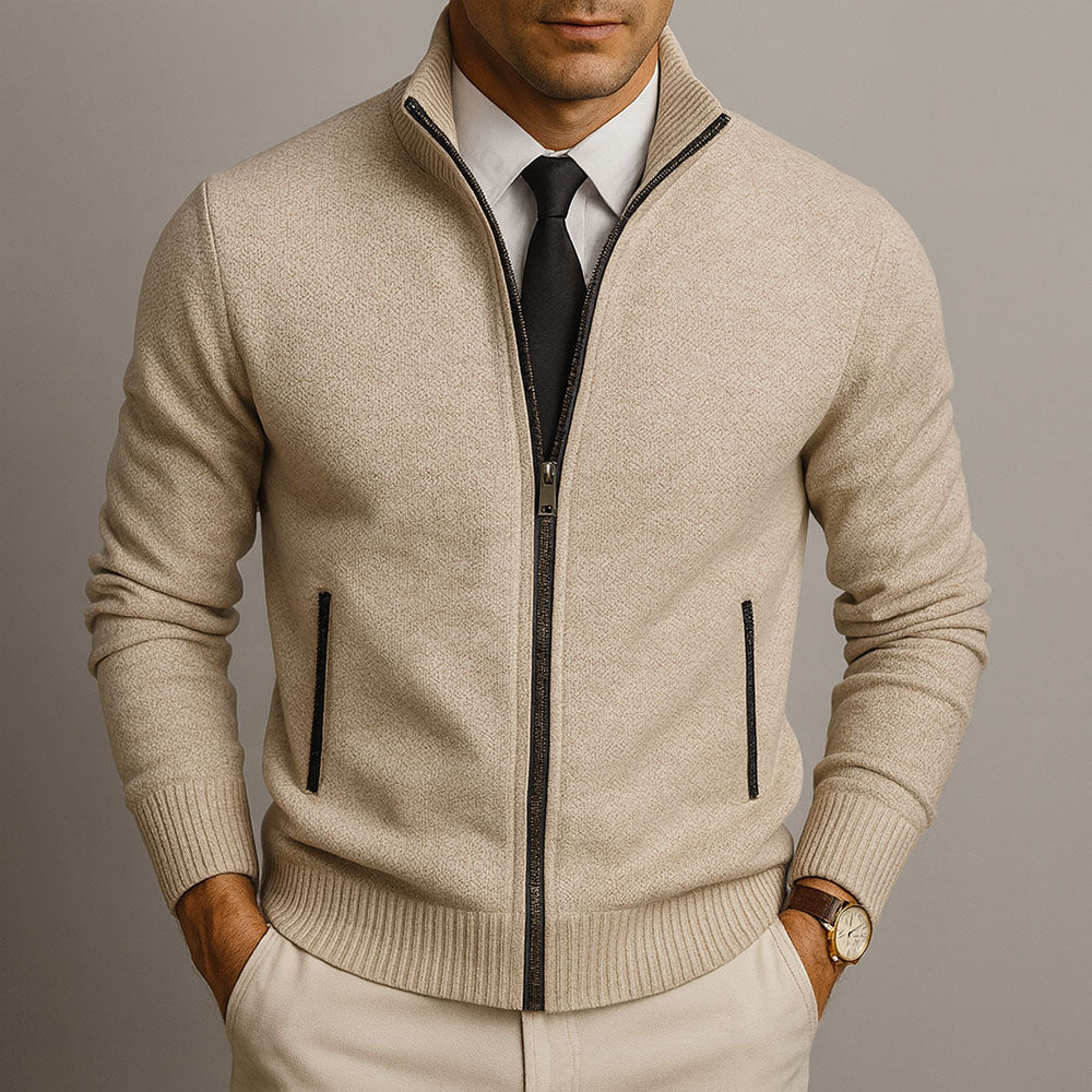 Cardigan en Laine Hugo | Homme, Coupe Sur Mesure, Mérinos 2