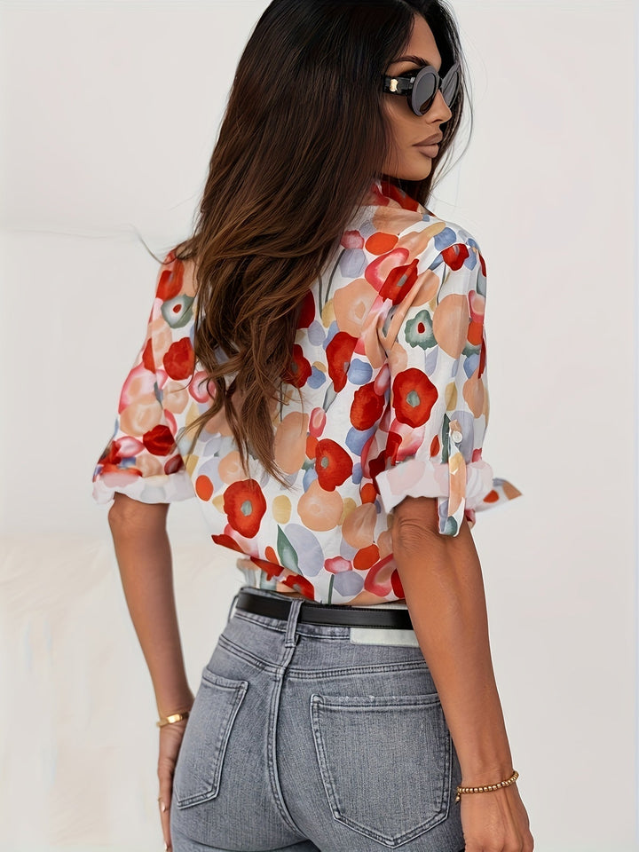 Blouse Fleurie Camille, vue produit