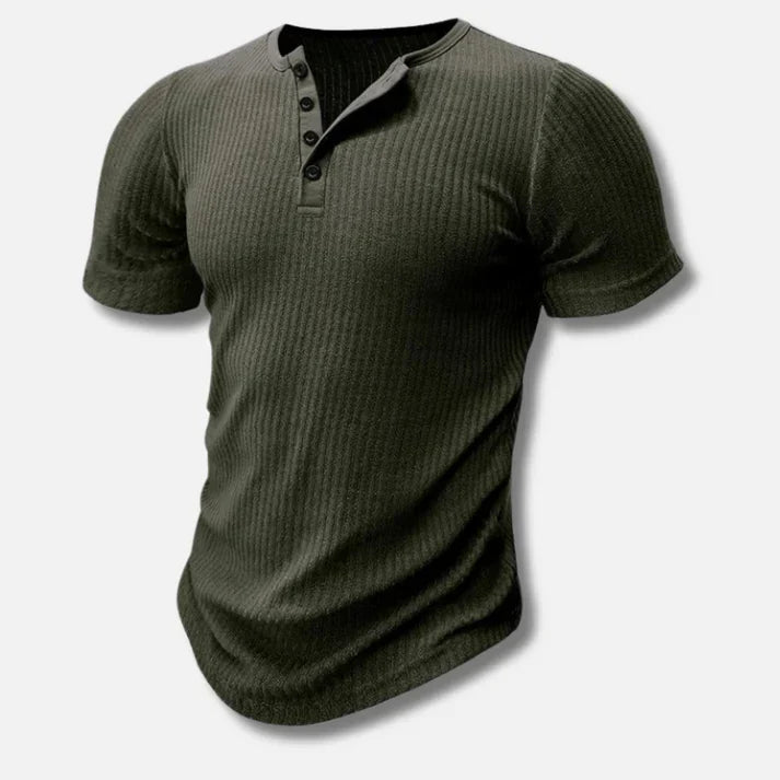 Chemise Henley Jules | Coupe slim, tissu respirant 2