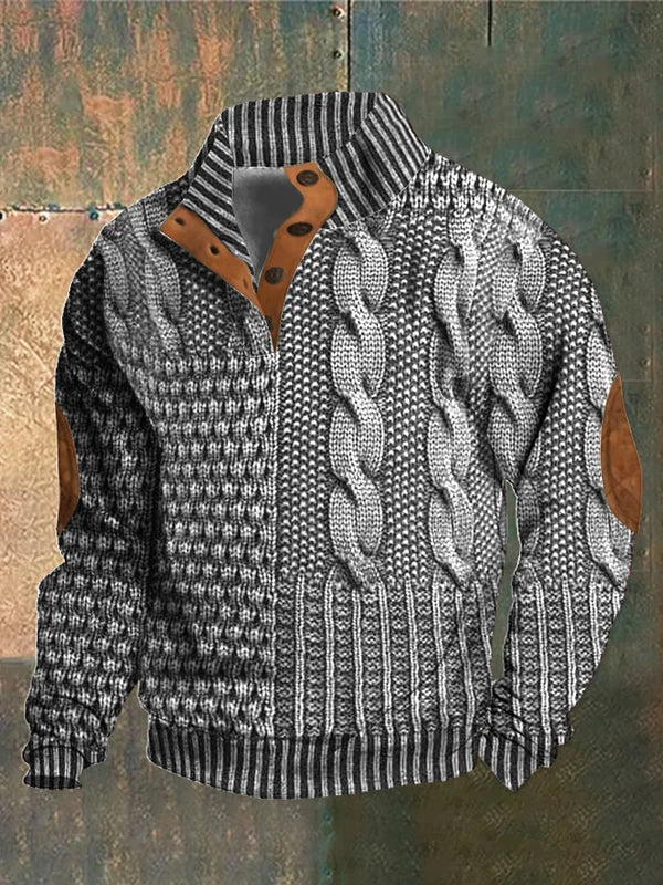 Pullover en Tricot à Motif Antoine Homme | Chaud et Unique 1