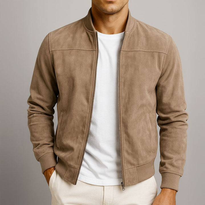 Veste en Daim Timéo | Homme, Cuir Suédé, Style Urbain 1
