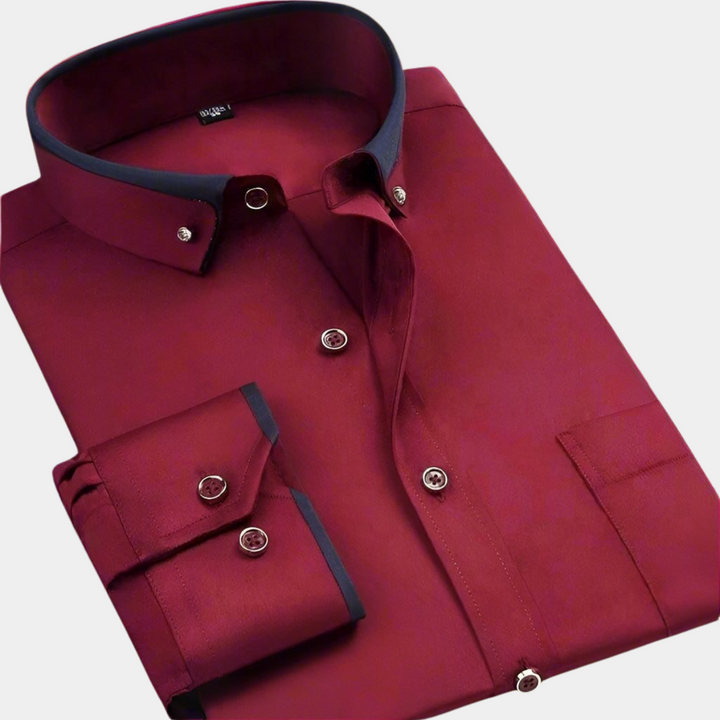 Chemise Classique Romain | Manches Longues, Ajustement Parfait pour Homme 2