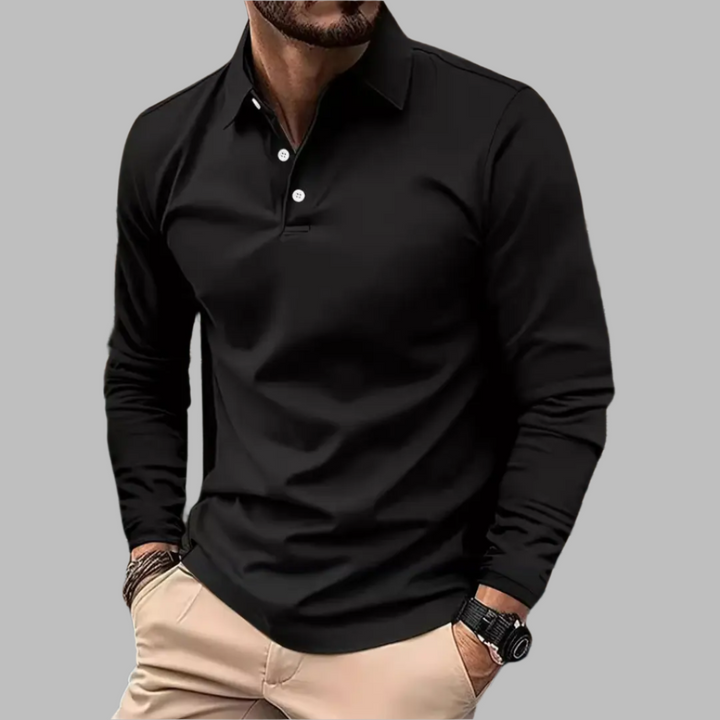 Polo René - Noir