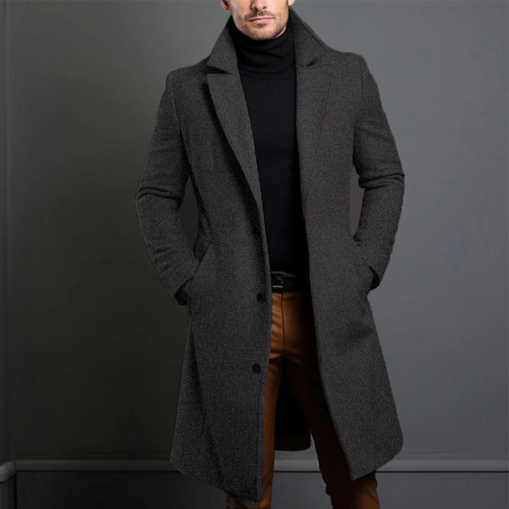 Manteau en Laine Antoine | Coupe Ajustée et Col Structuré Homme 2