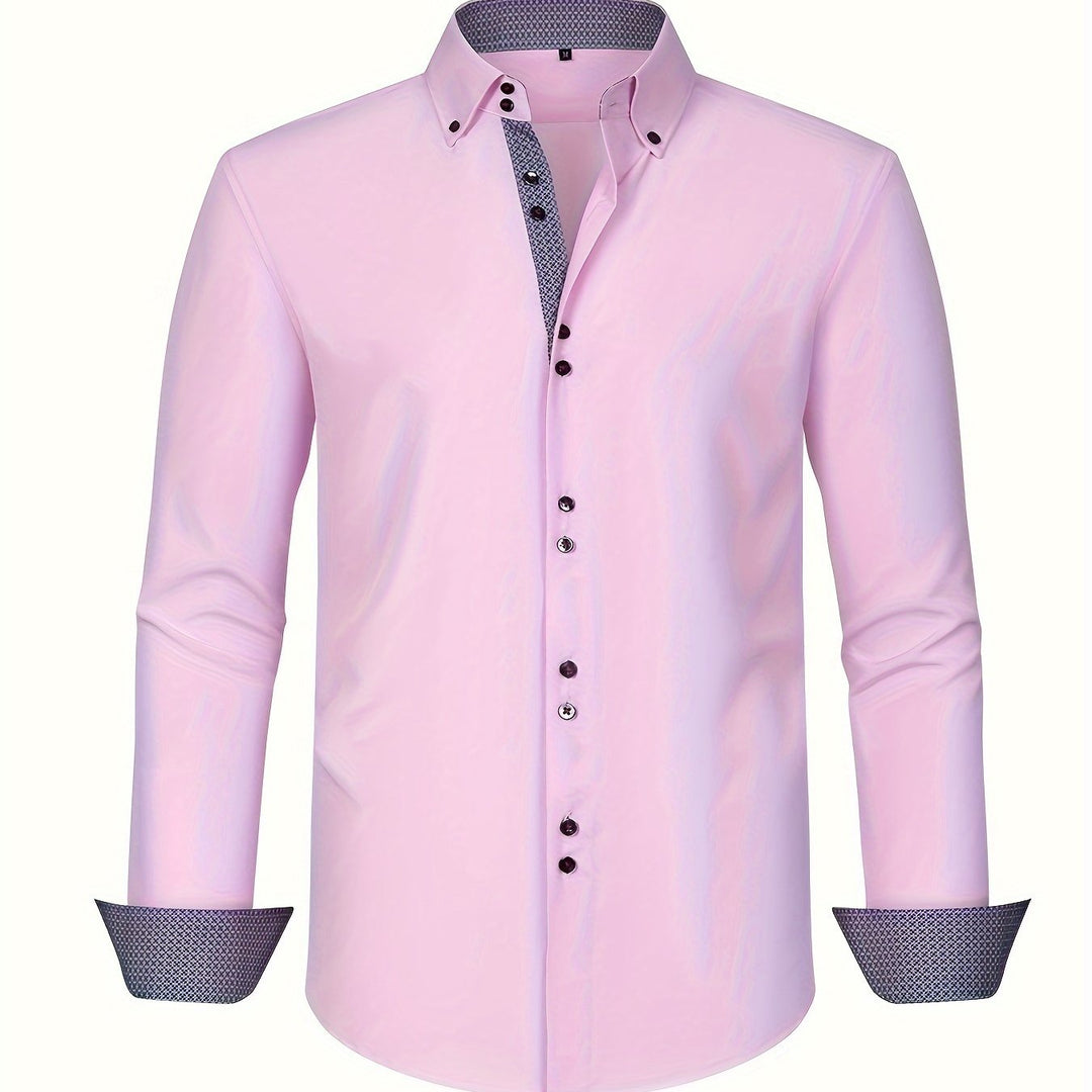 Chemise élégante Arthur Homme | Détails contrastés, coupe légère 1