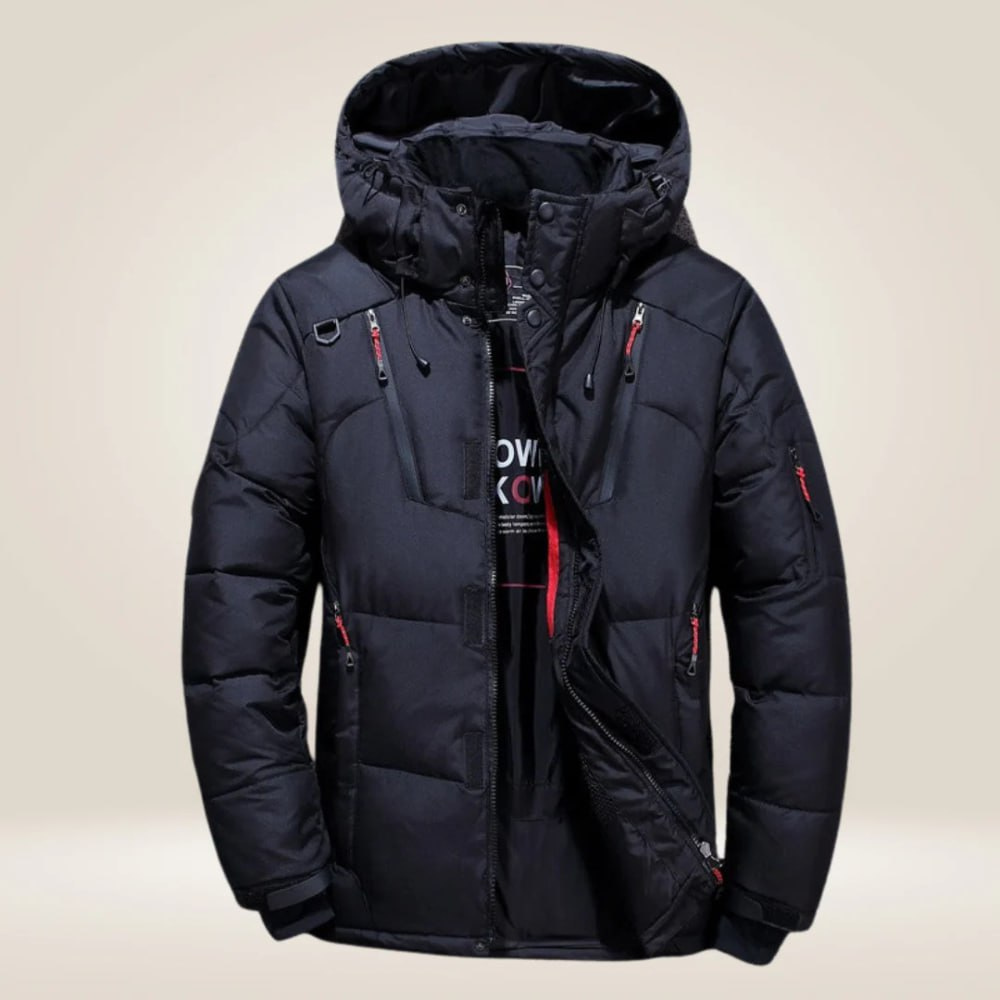 Doudoune Liam | Homme, Duvet Chaud, Capuche Amovible 4