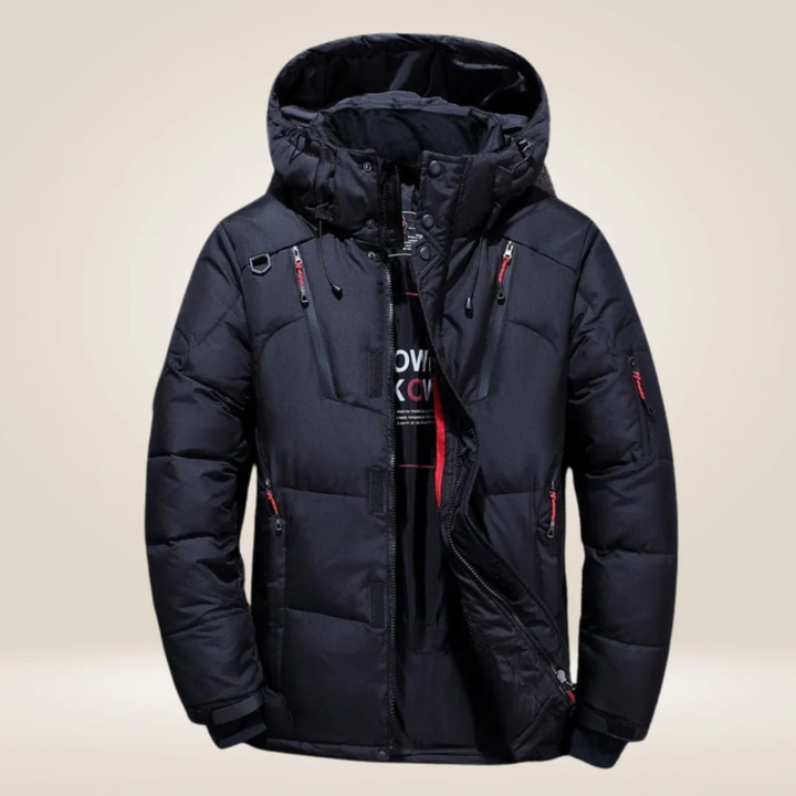 Doudoune Liam | Homme, Duvet Chaud, Capuche Amovible 4