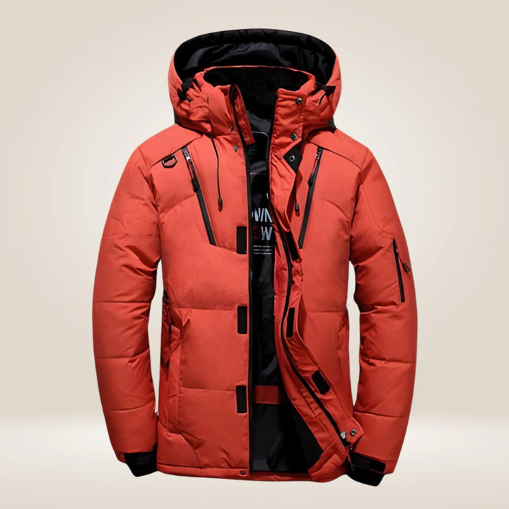 Doudoune Liam | Homme, Duvet Chaud, Capuche Amovible 2