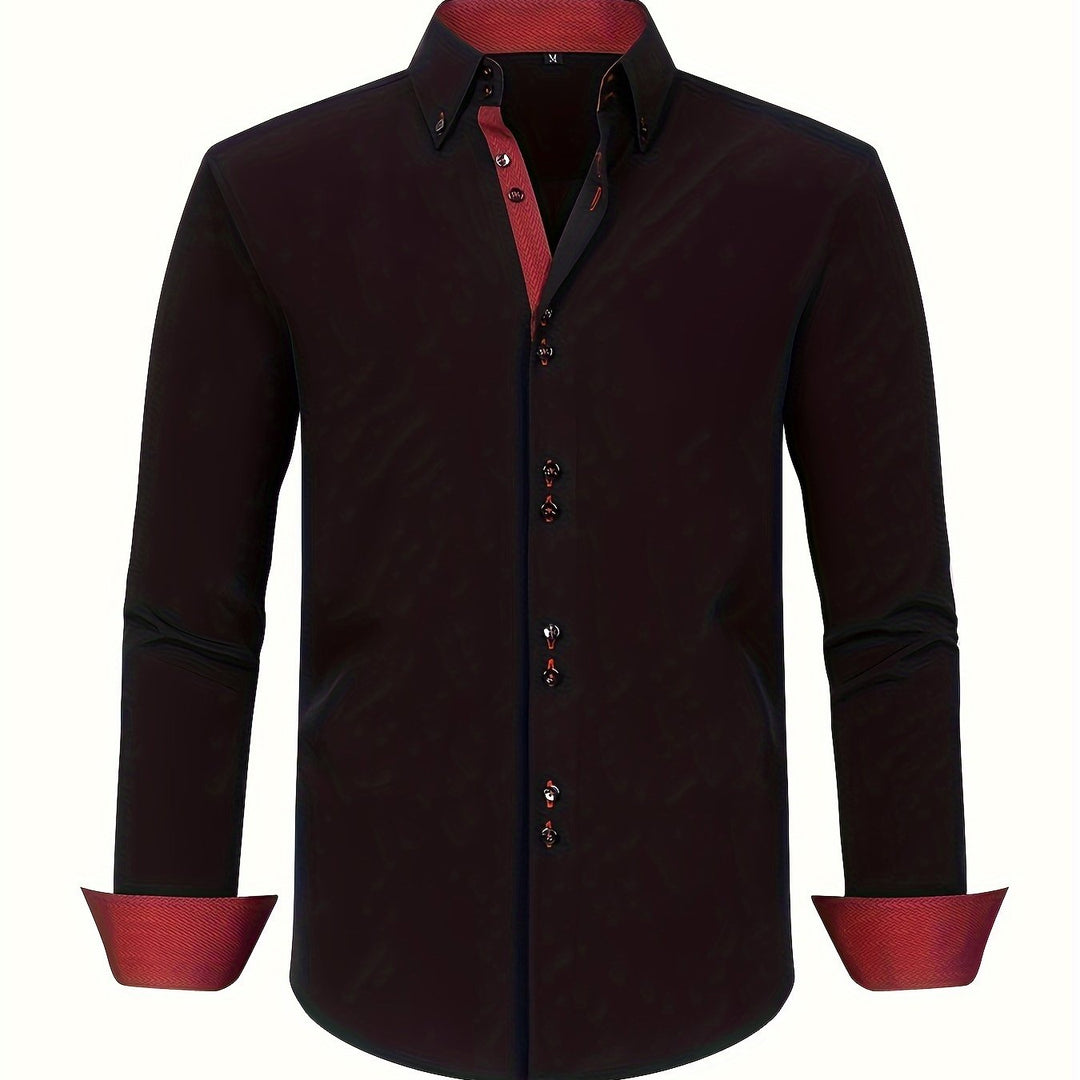 Chemise élégante Arthur Homme | Détails contrastés, coupe légère 5