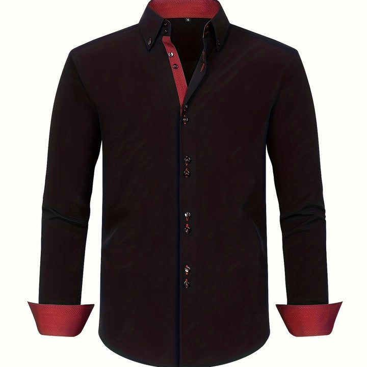 Chemise élégante Arthur Homme | Détails contrastés, coupe légère 5