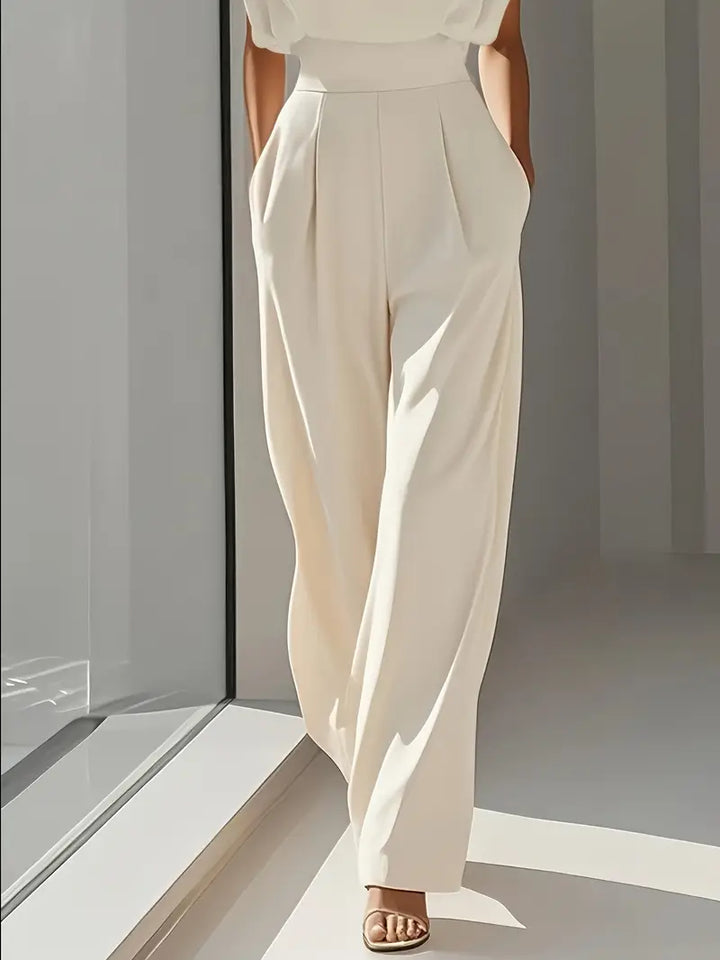 Combinaison Drapée Zoé Femme | Taille Marquée, Coupe Fluide, Cérémonie 2