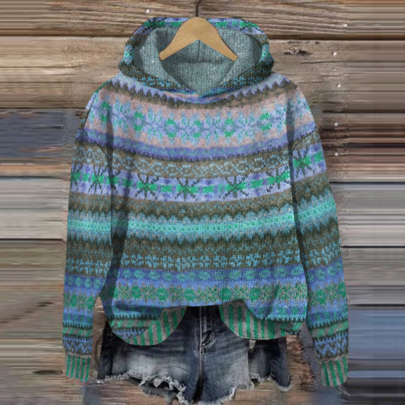 Pull Nordique Sarah Femme | Maille Chaude, Motifs Traditionnels 2