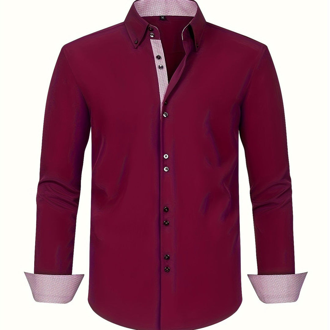 Chemise élégante Arthur Homme | Détails contrastés, coupe légère 4