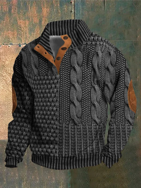 Pullover en Tricot à Motif Antoine Homme | Chaud et Unique 6