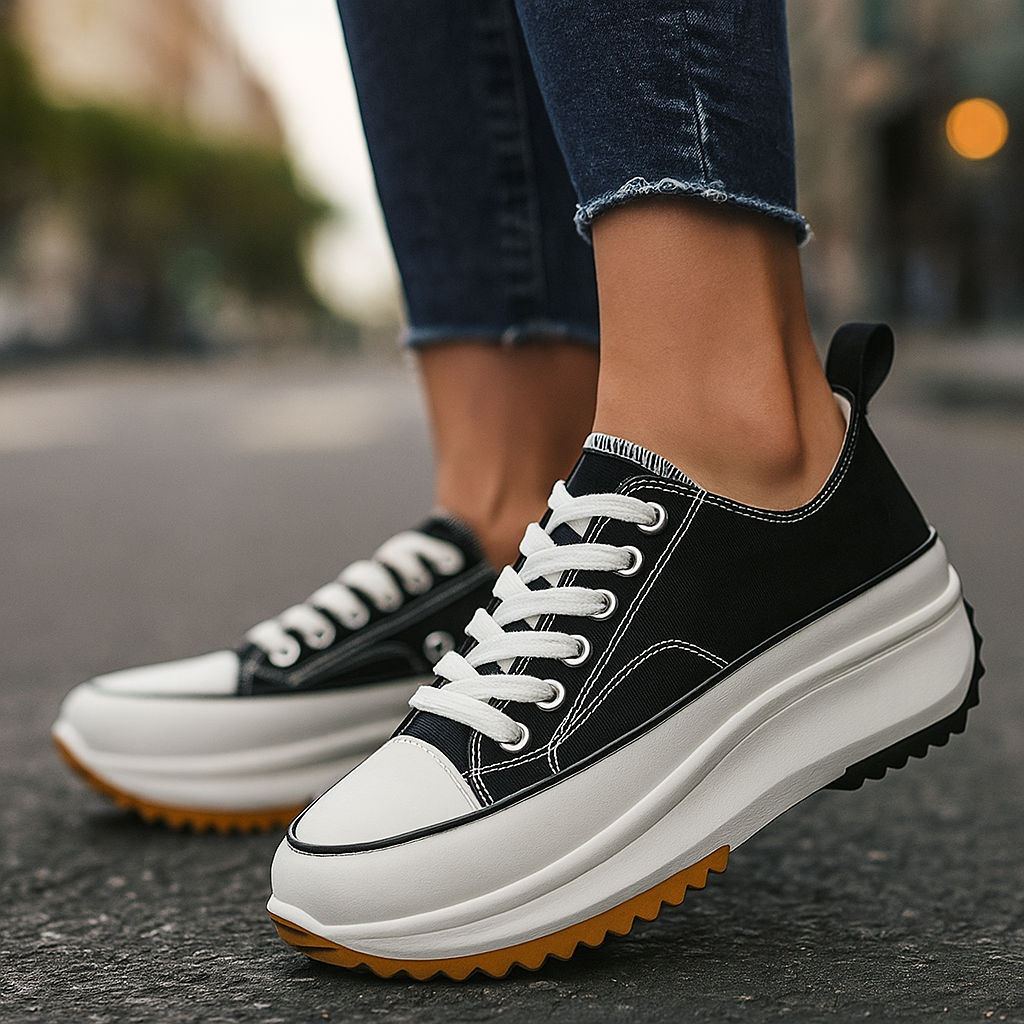 Baskets Femme Lila à Plateforme | Confort Orthopédique, Style Urbain 1