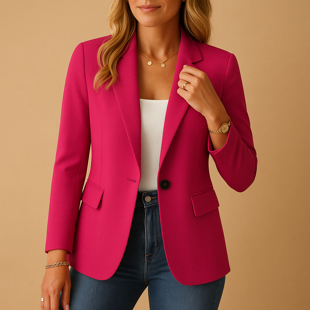 Blazer Noir Femme Cintré Élégant | Confort Optimal, Style Polyvalent 1
