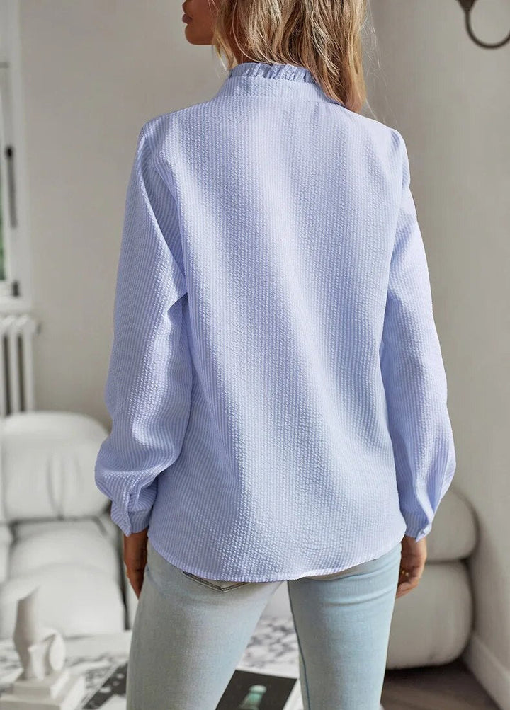 Blouse Agnete Femme | Élégante à Rayures, Coupe Flatteuse et Confortable 1