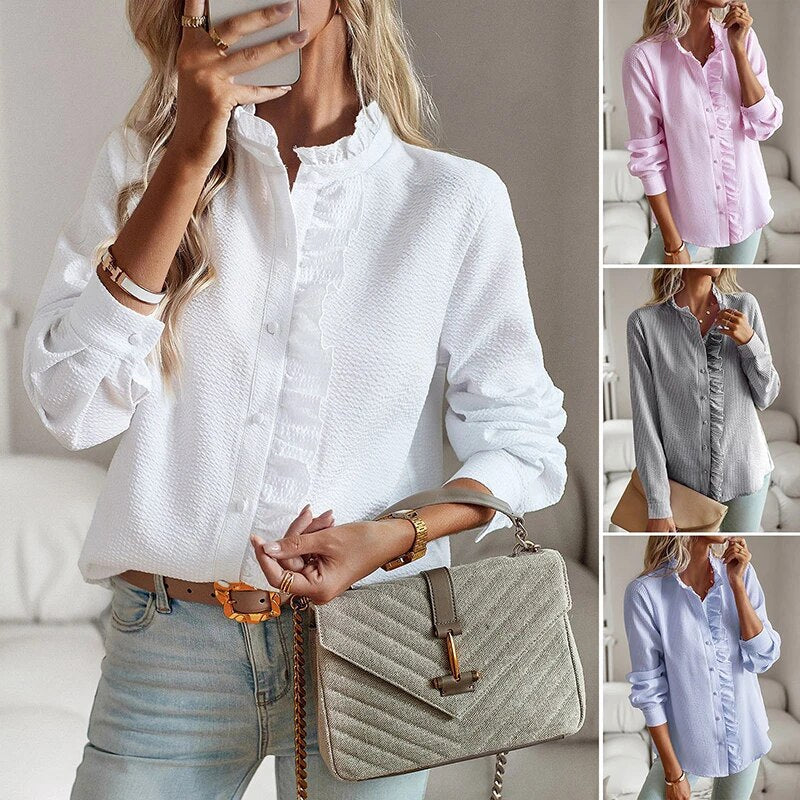 Blouse Agnete Femme | Élégante à Rayures, Coupe Flatteuse et Confortable 4