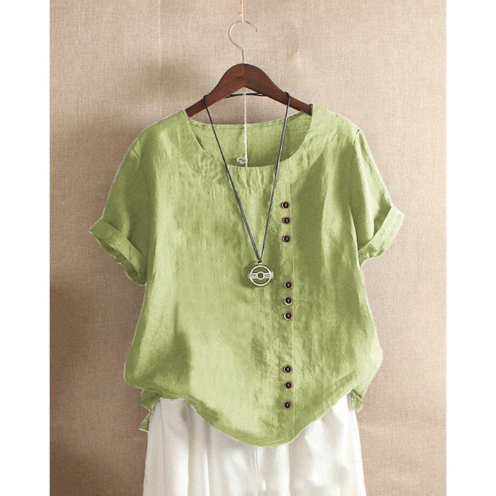 Blouse Bella | Manches Courtes, Col Rond, Tissu Léger et Fluide 6