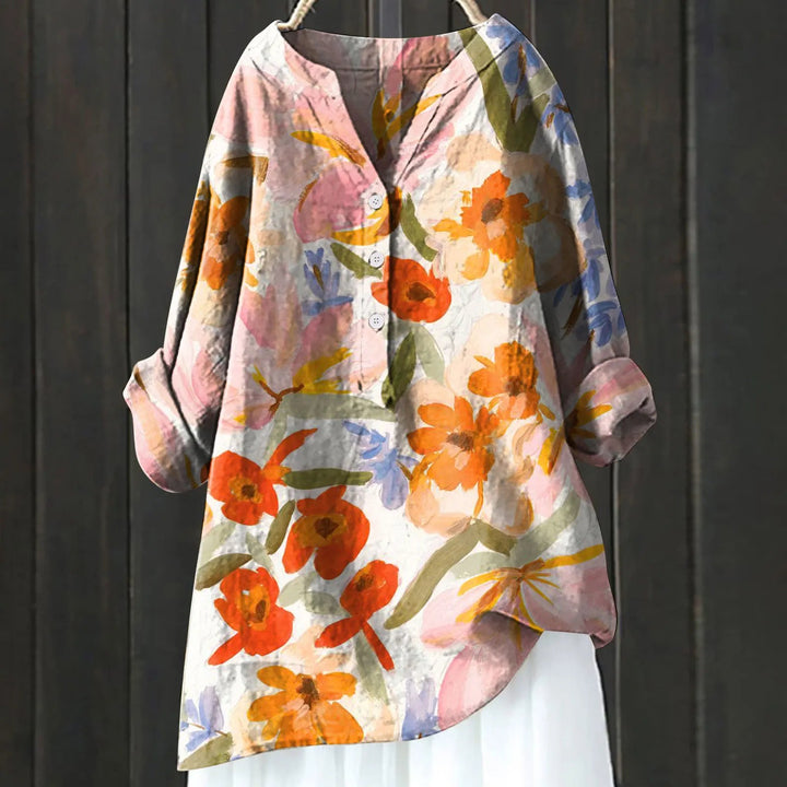 Blouse Brina Femme | Motif Fleuri, Coupe Ample & Fluide 0