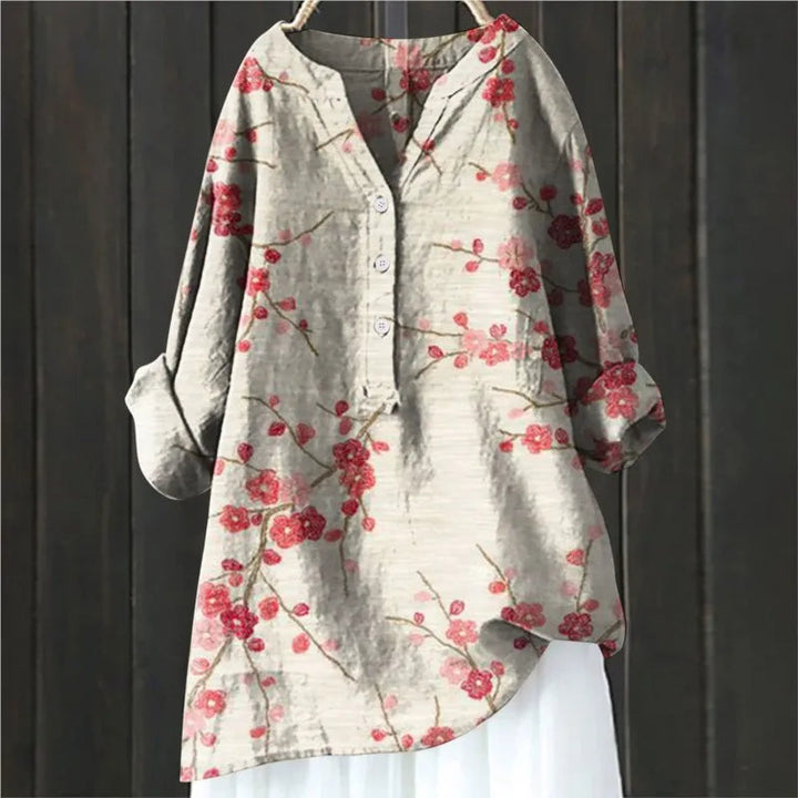 Blouse Brina Femme | Motif Fleuri, Coupe Ample & Fluide 1