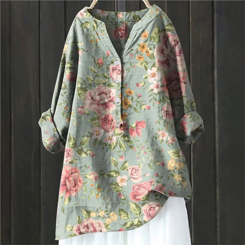 Blouse Brina Femme | Motif Fleuri, Coupe Ample & Fluide 4