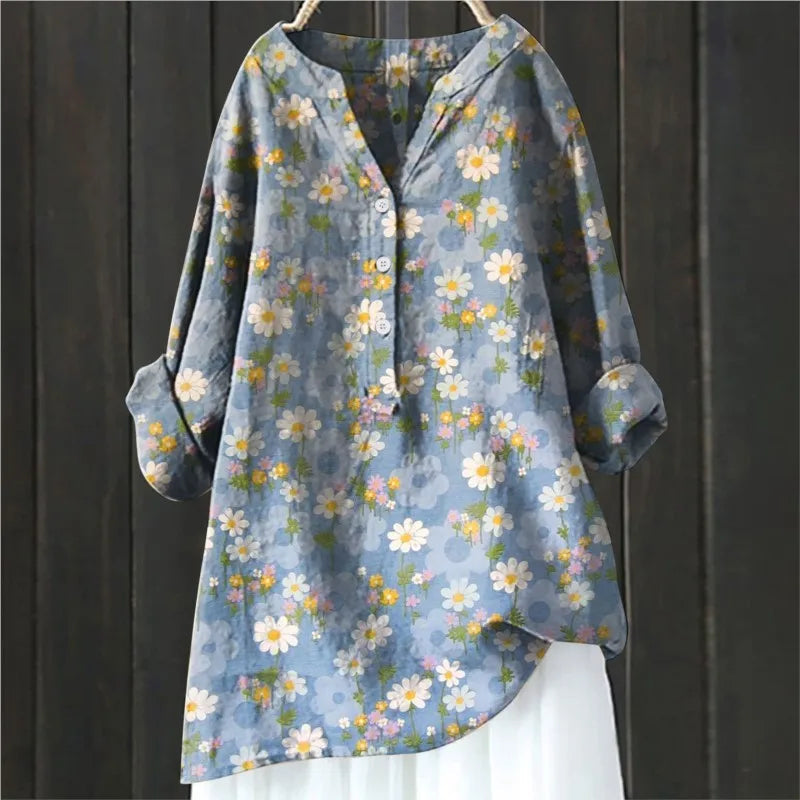 Blouse Brina Femme | Motif Fleuri, Coupe Ample & Fluide 5