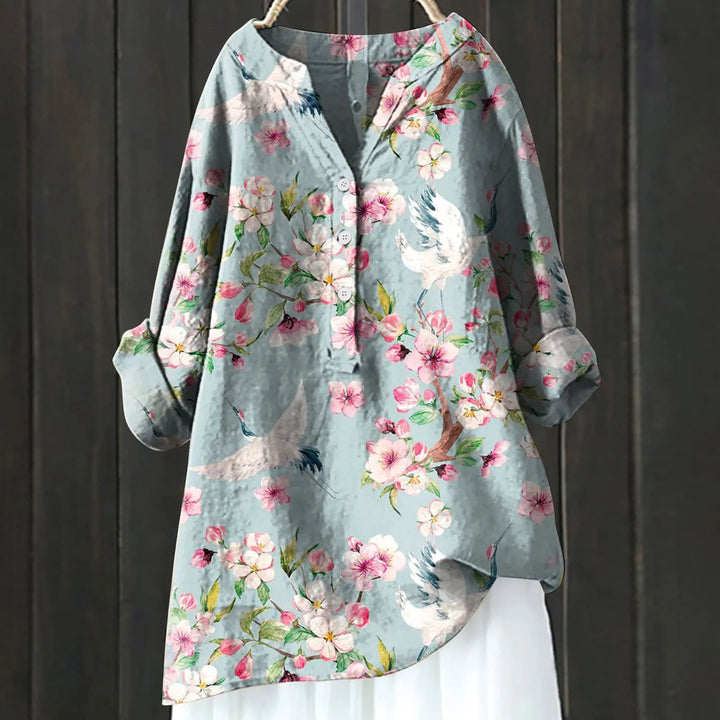 Blouse Brina Femme | Motif Fleuri, Coupe Ample & Fluide 8