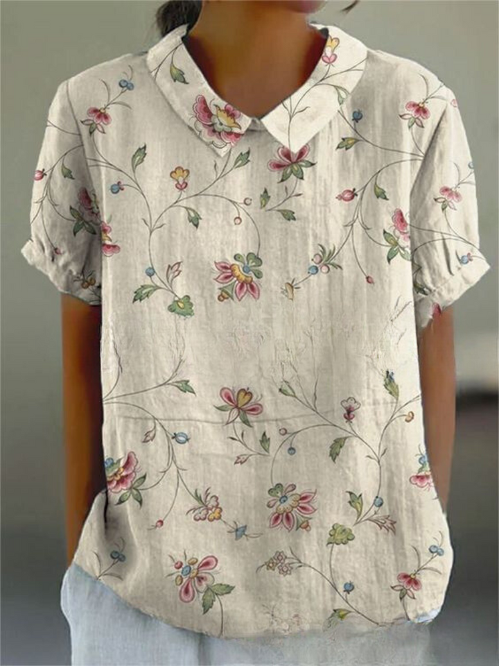 Blouse Émilie Femme | Imprimé Floral Légère, Coupe Droite 13