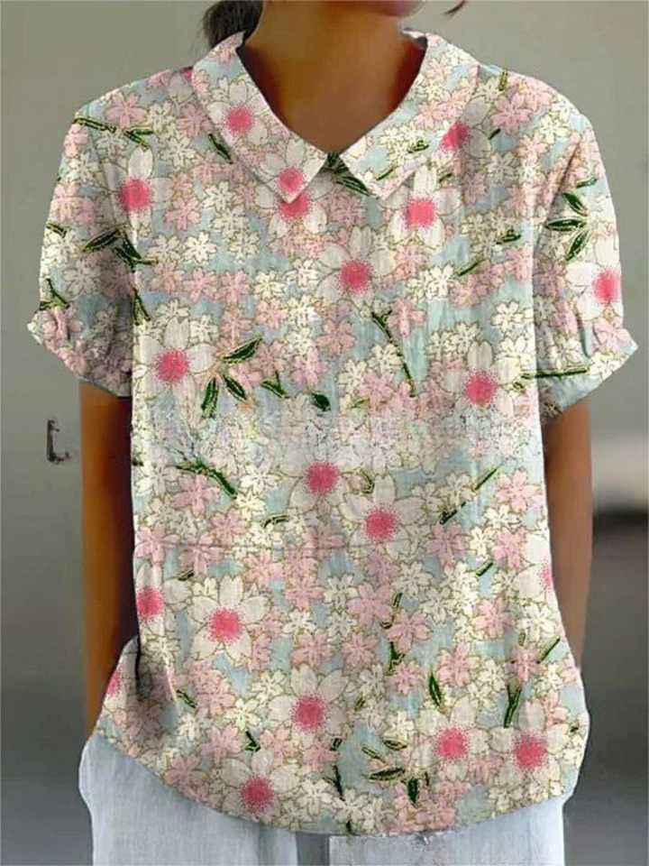 Blouse Émilie Femme | Imprimé Floral Légère, Coupe Droite 6