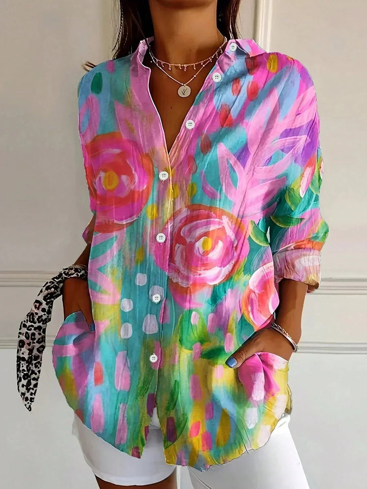 Blouse Femme Mira | Imprimé Vibrant & Coupe Confortable 0