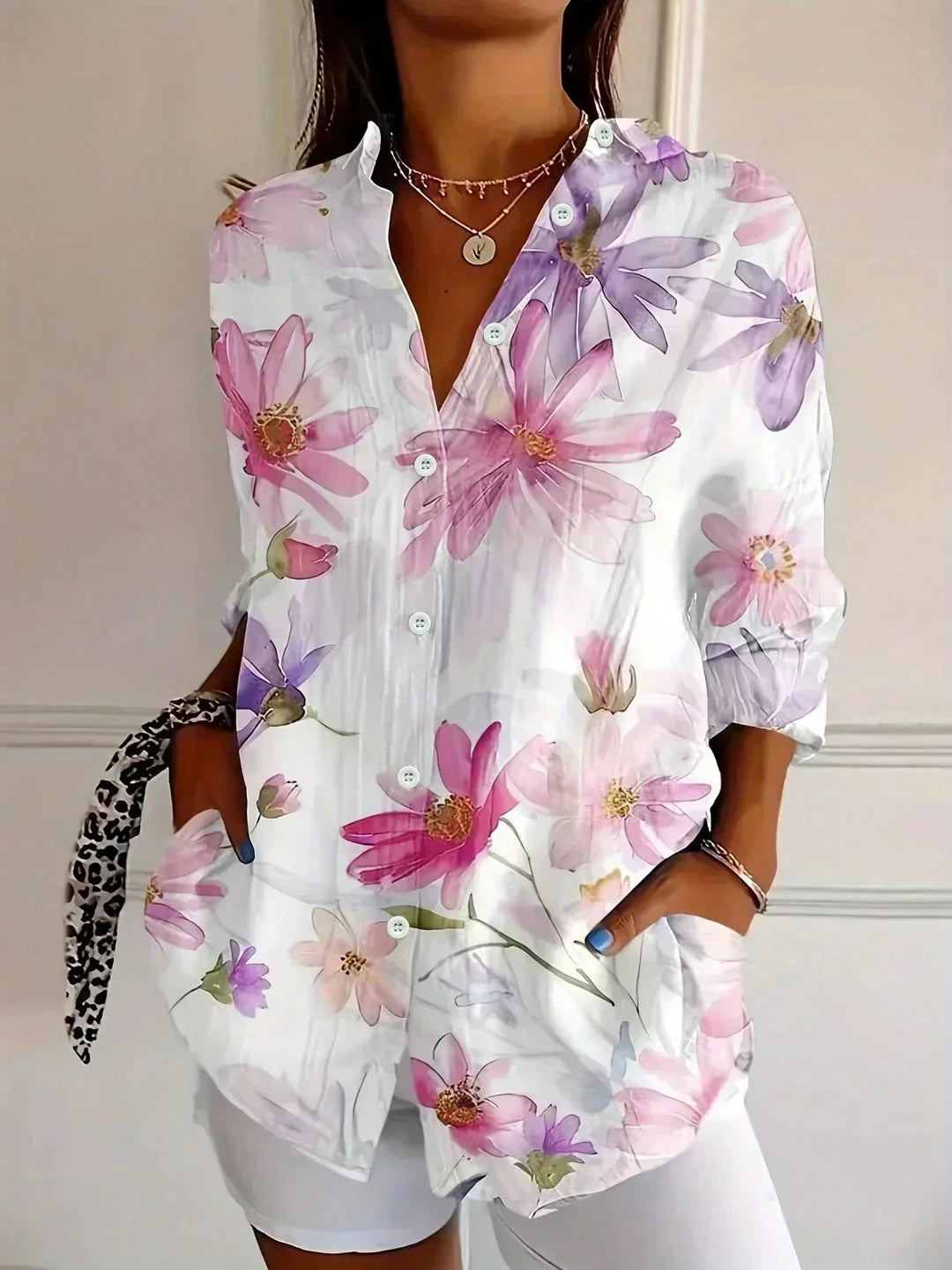 Blouse Femme Mira | Imprimé Vibrant & Coupe Confortable 4