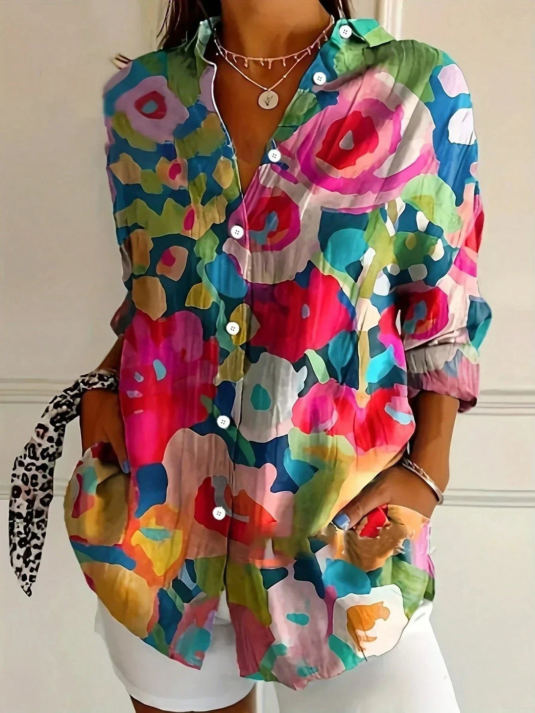 Blouse Femme Mira | Imprimé Vibrant & Coupe Confortable 5