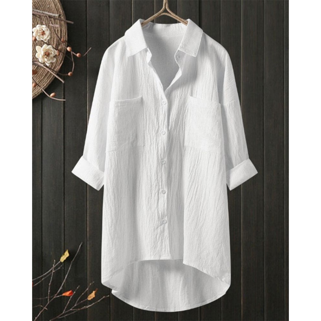 Blouse Fluide Flavie | Manches Longues & Coupe Aérienne 0