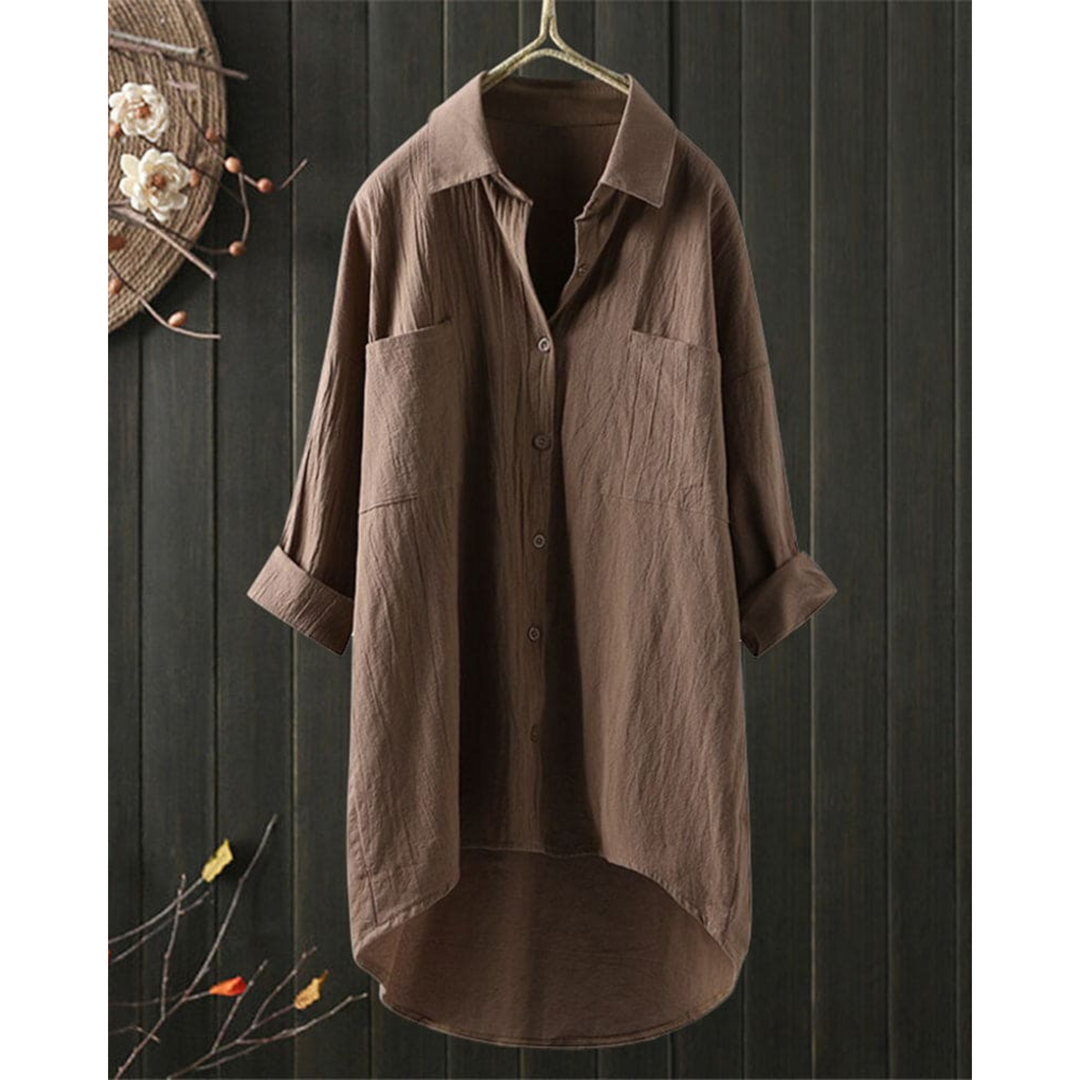 Blouse Fluide Flavie | Manches Longues & Coupe Aérienne 2