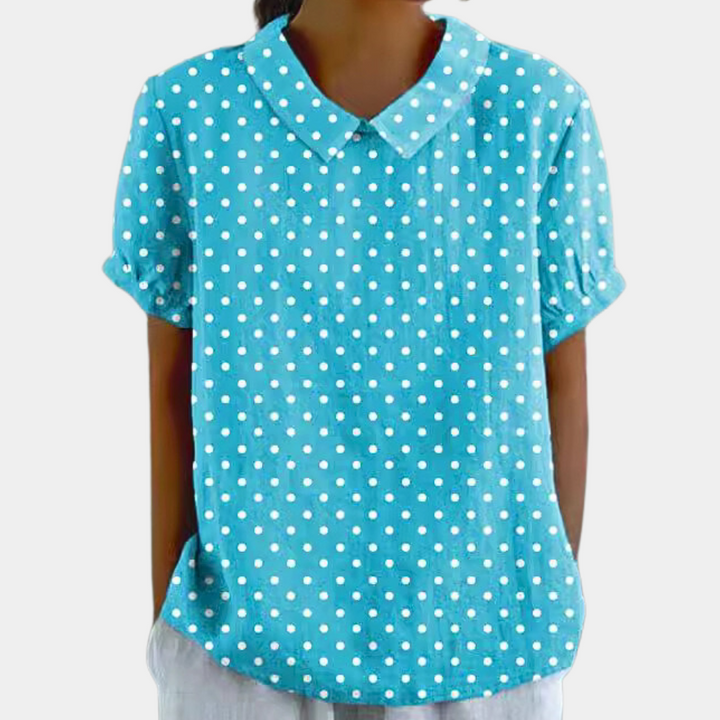 Blouse Harper | Col Peter Pan, style vintage et léger 2