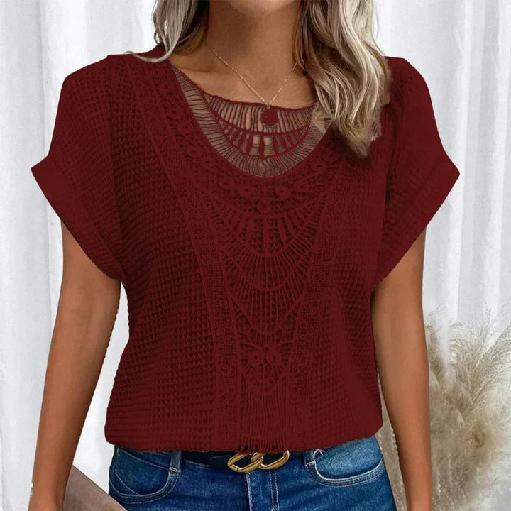 Blouse Liva | Élégance ibicenca avec dentelle délicate 8